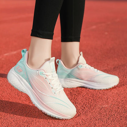 Ultra Light Rebound Jelly Shaped Rubber Bottom Custom Logo Unisex Anti slip Breathable Men Sneaker Women Running Shoes