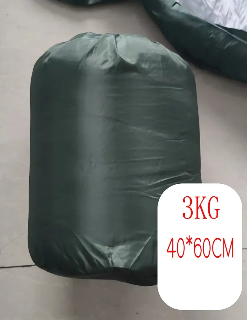 1.8/2.4/3KG Thickened and Widened Winter Sleeping Bag -15 ℃ -25 ℃ Cold-proof Waterproof and Warm Outdoor Cotton Sleeping Bag