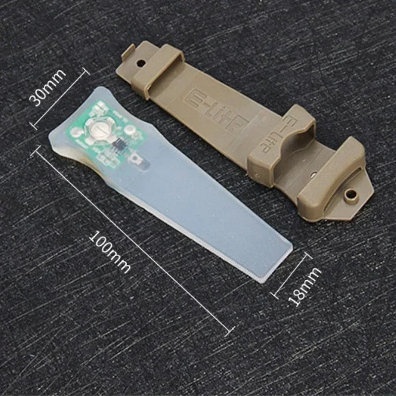 Tactical FMA Helmet Light Blue Green Red IR Strobe Waterproof Outdoor Survival Safety Signal Flash LAMP