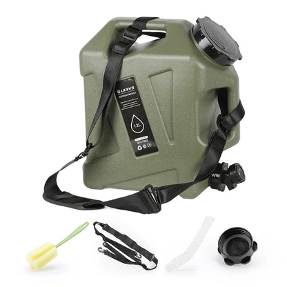 10/12L Portable Camping Water Jug BPA Free Water Tank with 2 Collapsible Water Bag for Camping Car Outdoor Hiking Picnic Fishing