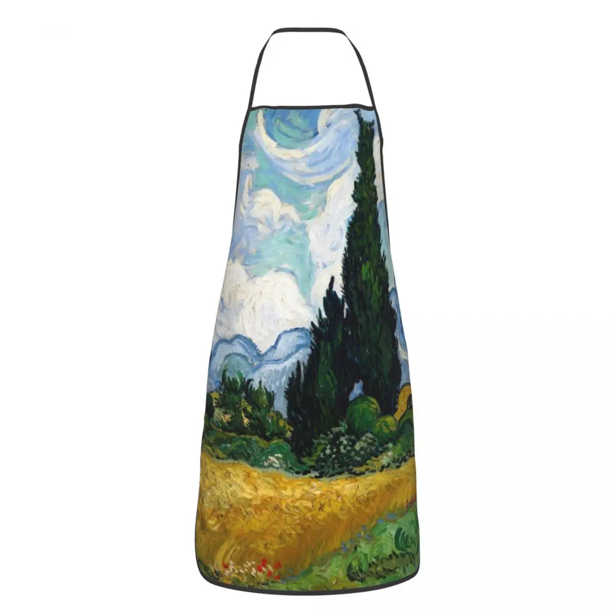 Bib Vincent Van Gogh Starry Night Aprons Men Women Unisex Adult Chef Cooking Kitchen Tablier Cuisine Painting