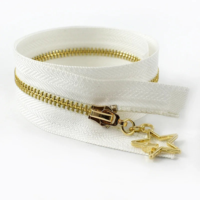 3Pcs Meetee 3# Metal Zippers Bag Zipper Closure 15-70cm Jacket Purse Easy Repair Zips Open/Close-End Coat Zip Sewing Accessories