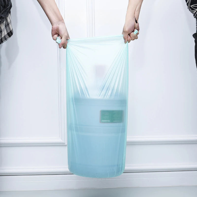 15pcs 13Gallon/50L Biodegradable Trash bags large Garbage bags For kitchen Bin Liner/Trash/rubbish Bags RecyRecycled