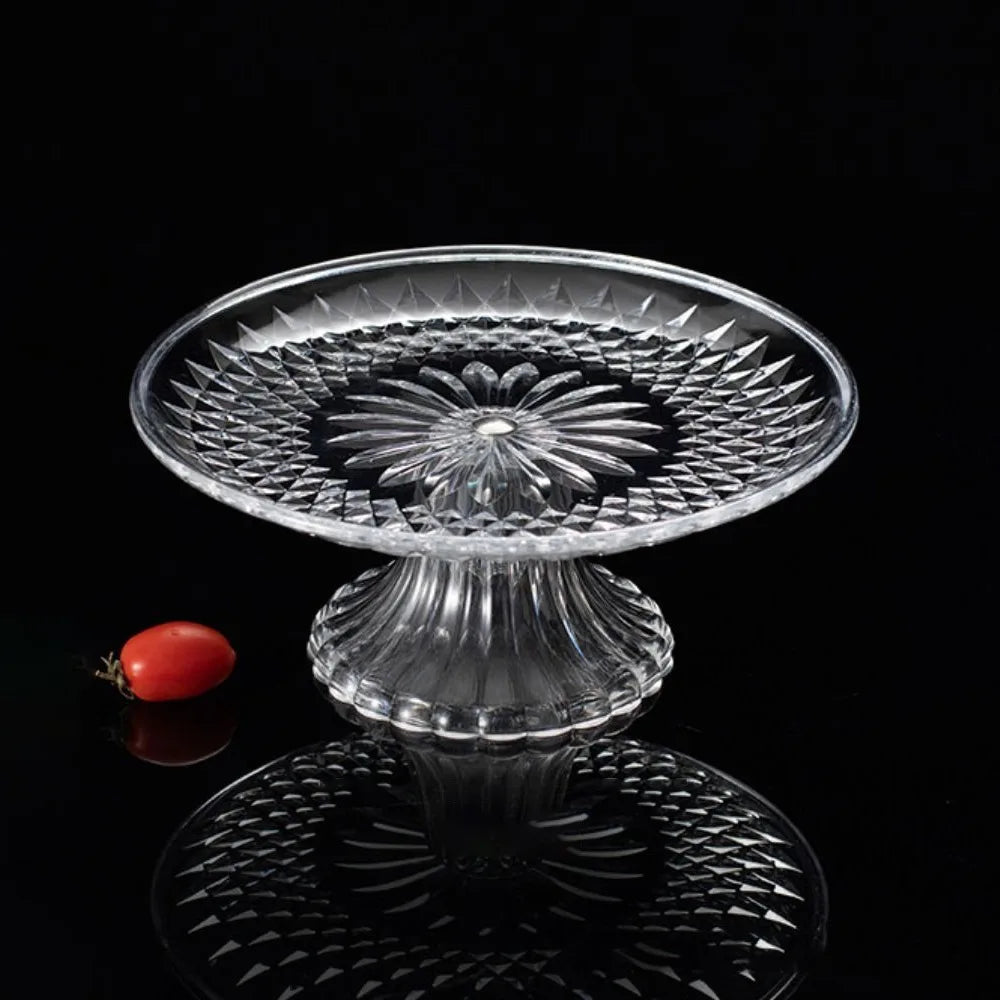 With Lid Save Space Afternoon Tea For Ktv Kitchen Supplies Baking Cakes Dessert Plate Tray Stand Food Sampling Tray Fruit Plate