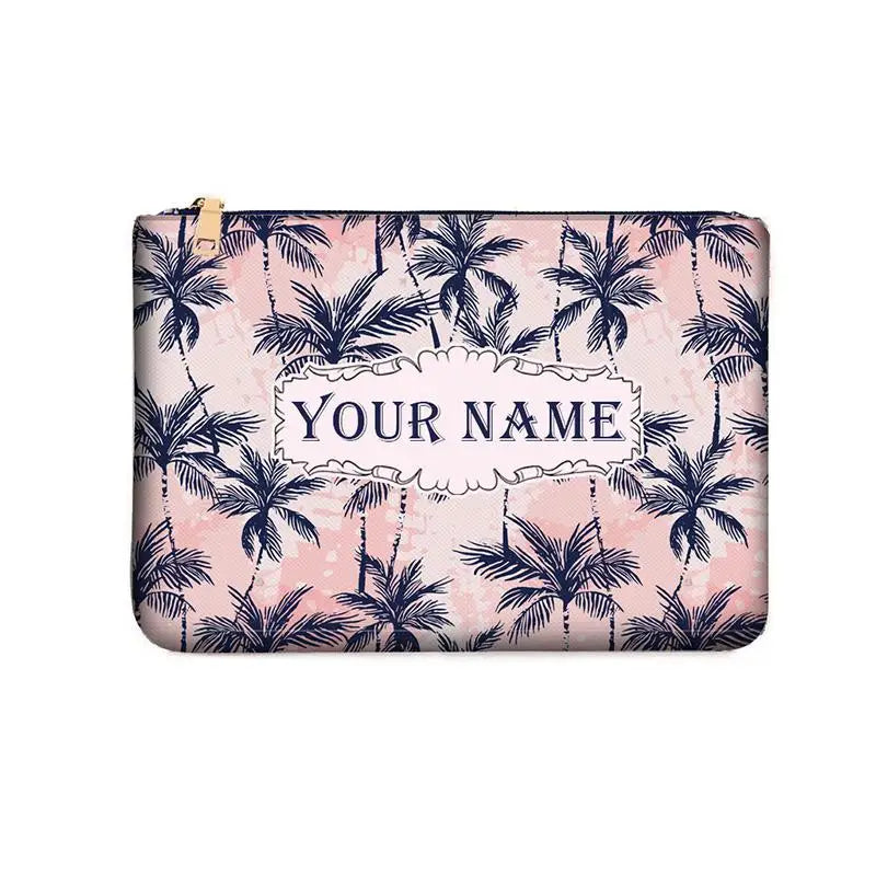 Wallets for Women Personality Animal Flower Printing Linen Clutch Popular  Purse Ladies Beach Bag Party Designer Bags Luxury