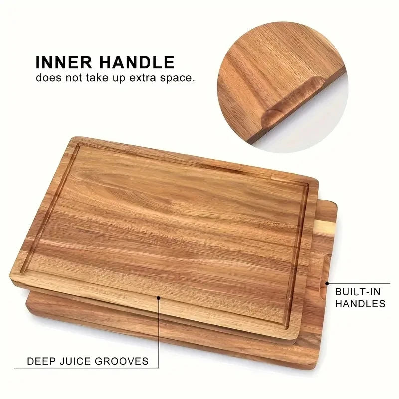 Wooden Cutting Boards Chopping Blocks Beech Walnut Cheese Cutting Board Butcher Block Meat Cutting Board For Kitchen Tools
