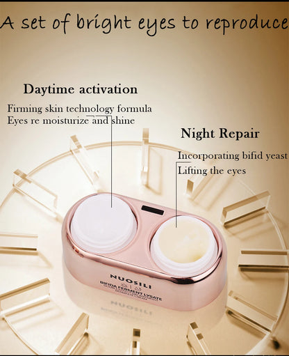1Set Day/Night Peptide Anti-Wrinkle Eye Cream Collagen Anti Dark Circle Anti-aging  Anti-Puffiness Eye Bags Korea Cosmetics