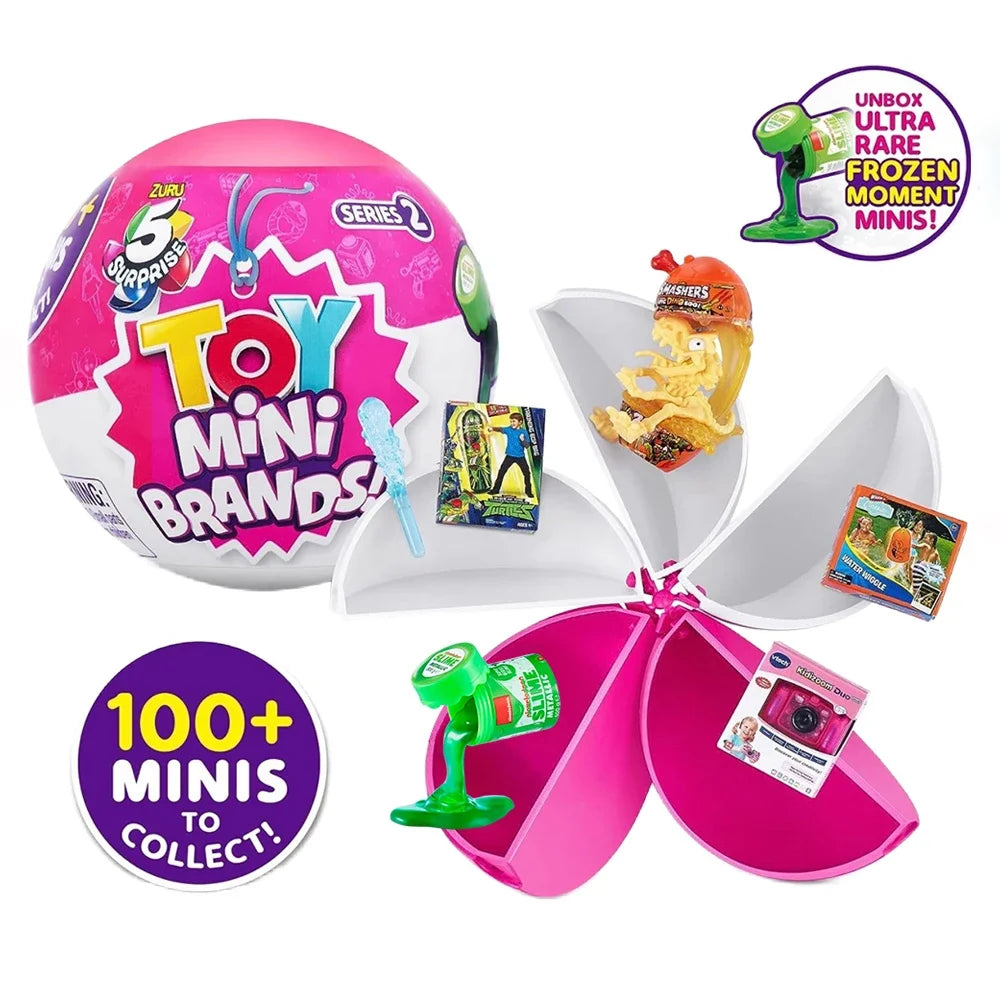 Zuru Surprise Toy My Mini Brands Kawaii Baby Food Figure Miniature Toys Mystery Blind Box Original Collectible Kids Gift Toys