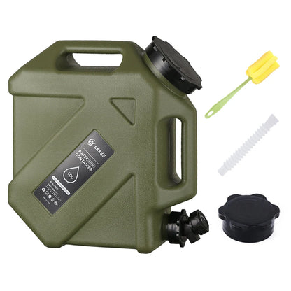 10/12L Portable Camping Water Jug BPA Free Water Tank with 2 Collapsible Water Bag for Camping Car Outdoor Hiking Picnic Fishing