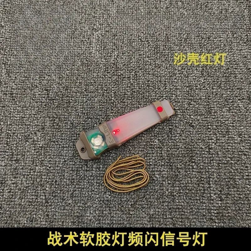 Tactical FMA Helmet Light Blue Green Red IR Strobe Waterproof Outdoor Survival Safety Signal Flash LAMP