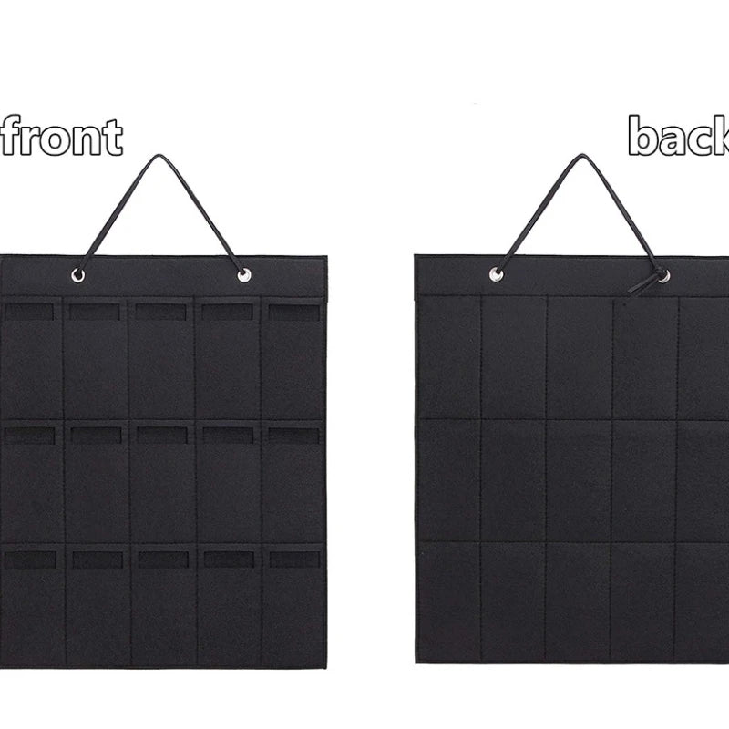 1PC Dressing room wall hanging bag Multifunctional sunglasses display box Sunglasses storage bag Glasses organizer bag foldable