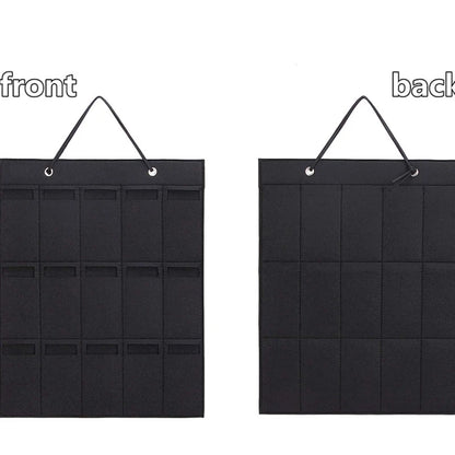 1PC Dressing room wall hanging bag Multifunctional sunglasses display box Sunglasses storage bag Glasses organizer bag foldable