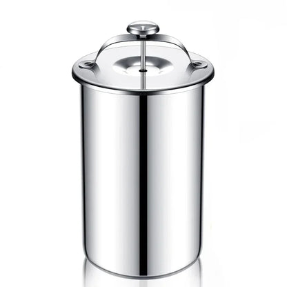 Stainless Steel Steamed Meat Pot Meat Press Cooker Ham Press with Thermometer Steamed Meat Bucket Home Kitchen Cooking Bake Tool