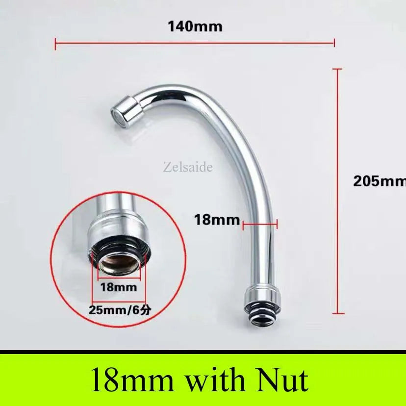 stainless steel kitchen sink faucet pipe elbow outlet Tube, kitchen faucet replacement