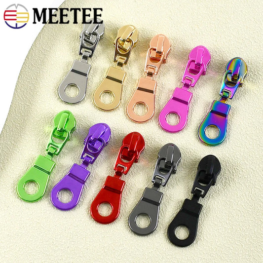 5/10/20Pcs 5# Nylon Zipper Puller Bag Zippers Sliders Head for Clothes Zips Repair Kits Replacement DIY Sewing Accessories
