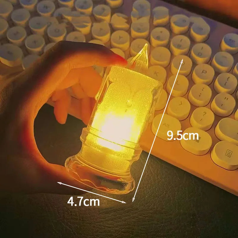 Ramadan Lamp 2025 Eid Mubarak Night Light Easter Muslim Desktop Ornament Hanging Lantern Creative Home Decor Party Supplies