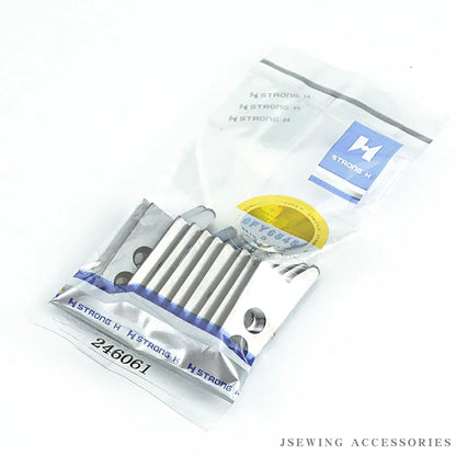 10 Sets 246061 246071 Movable & Fixed Knife For Newlong NP-7, NP-7A Portable Bag Closer Machine Part Thread Cutter