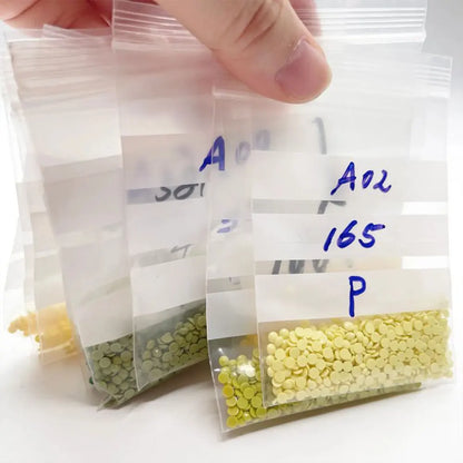 100Pcs/set  Writable Dense Ziplocks Bag Sealed to Protect Thick Diamond Painting Bag Diamond Painting Accessory