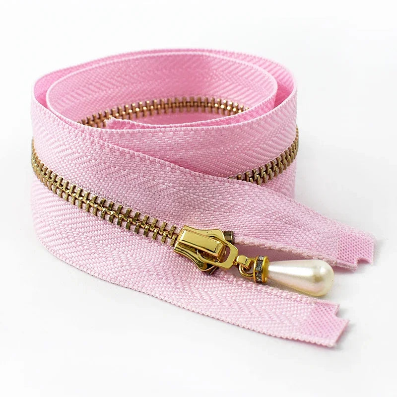 3Pcs Meetee 3# Metal Zippers Bag Zipper Closure 15-70cm Jacket Purse Easy Repair Zips Open/Close-End Coat Zip Sewing Accessories