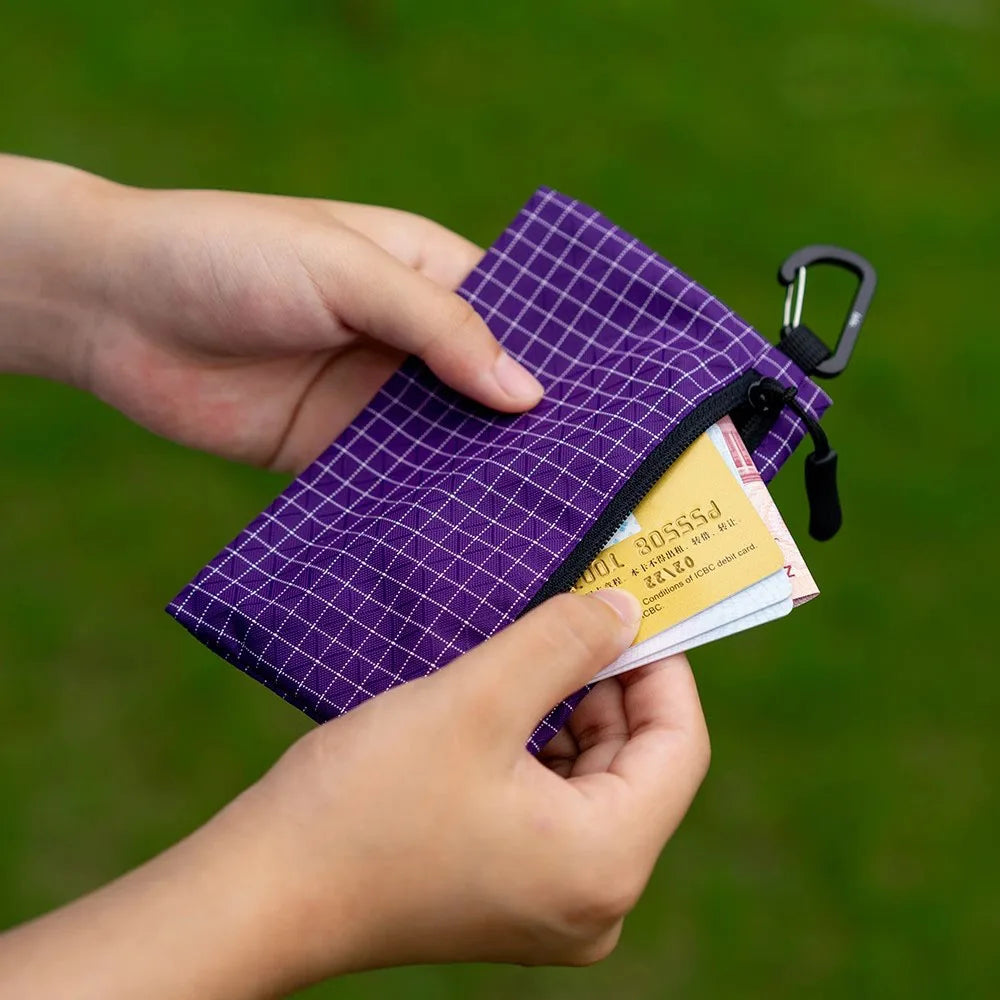 Ultralight UHMWPE xpac Tactical Wallet Passport Holder - Waterproof RFID Outdoor Camping Card Pouch Cash Bag - Molle Attachment