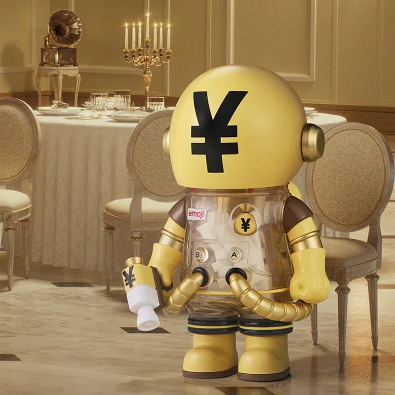 POP MART MEGA SPACE MOLLY 100% X Emoji Series Blind Box Guess Bag Desktop Decoration Cute Model Gift Girl Blind Bag Toys Anime