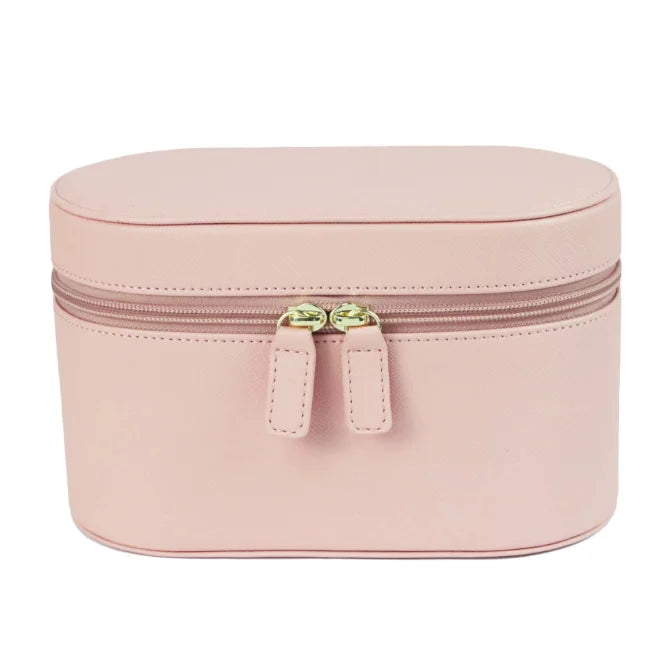 Travel portable multi functional fashionable makeup bag large capacity transparent cosmetic bag with small bag