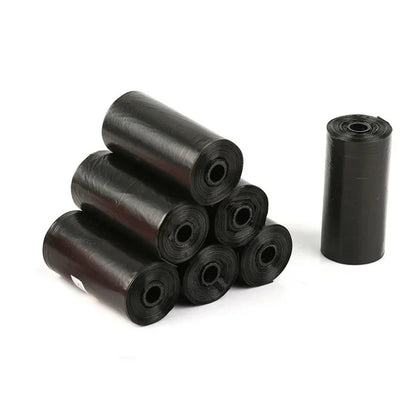 1-10 Roll/Set Garbage Bag Degradable Pet Poop Shit Trash Home Kitchen Universal Waste Black Outdoor Clean Pets Supplies