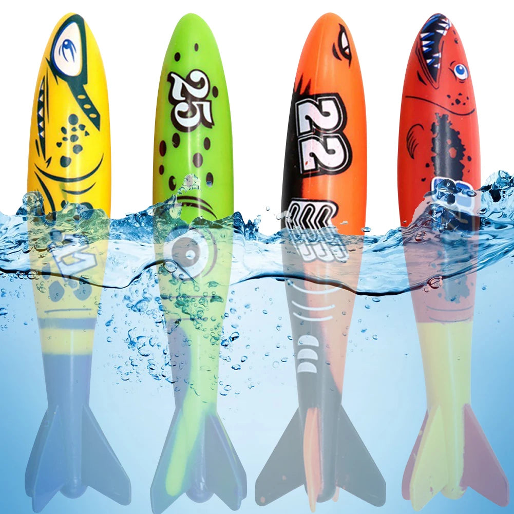 Summer Swimming Diving Toys Multicolor Underwater Diving Toys Pool Treasure Hunt Diving Toys Creative Throwing Dive Water Toy