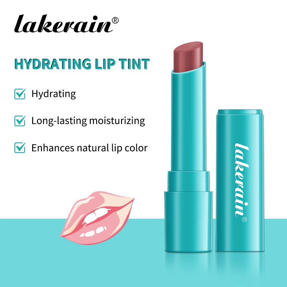 Solid Lip Tint Cute Hydrating Mirror Red Brown Jelly Lipstick Clear Moisturizing Lips Tint Nature Nude Korea Lip Makeup Cosmetic