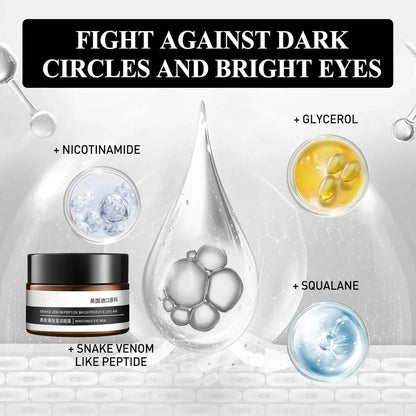 2Pcs Verfons 30G Snake Venom Peptide Eye Cream Smoothes Fine Lines And Dark Eye Cream Instant Removal Of Eye Bags Cream