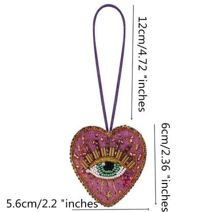 3D Handmade Rhinestone Beaded Coconut tree, butterfly hanging rope Patches Crystal Bag lanyard Patch beading Applique Patch