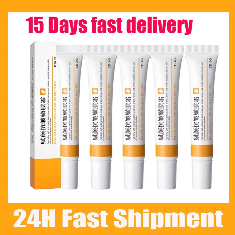 Six Peptide Facial Anti Wrinkle Cream Lifts Tightens Skin Reduces Fine Lines Brighten Skin Korean Skincare Products