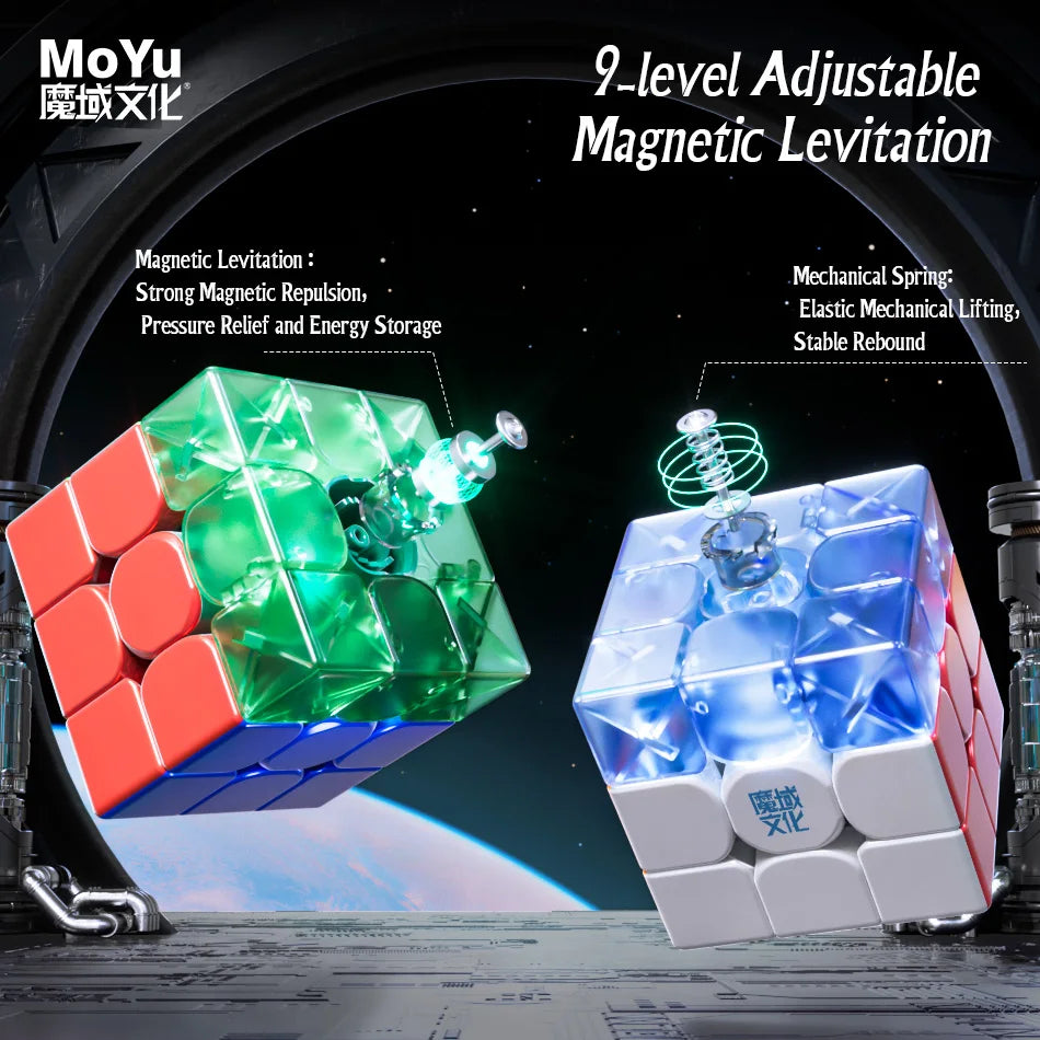 [JudyCube] Moyu Weilong WRM V9 Ball-Core UV 3X3 Magnetic Magic Speed Cube Fidget Toys Moyu Weilong V9 Maglev Cubo Magico Puzzle