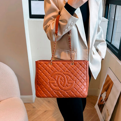 Paris Fashion Zipper Shoulder Bag Women's High-Quality Leather Crossbody Bag Classic And Trendy Handbag