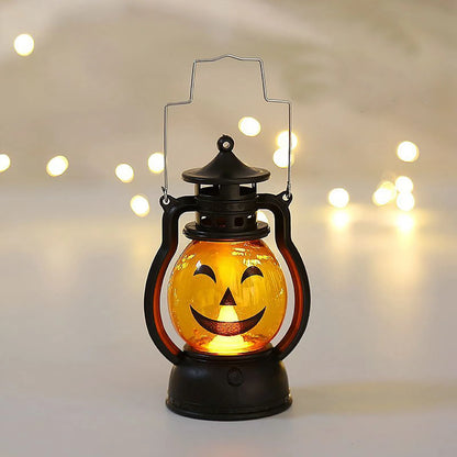 Halloween Jack O Oil Cute Lamp Ornaments For Kids Led Pumpkin Lights Flame Lamp Outdoor Halloween Jack O Desk Ornament Bulbs