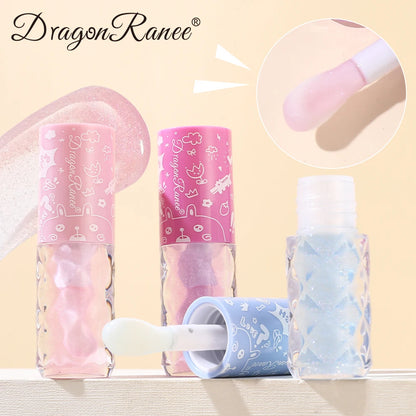 Three Lip Oil Set, Water-Glossy Mirror Moisturizing Lip Gloss, Hydrating and Coloring, Autumn and Winter Lip Gloss, Moisturizing, Versatile Whitening Lip Oil