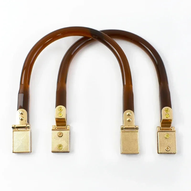 2/4Pcs Deepeel 13*14cm Resin Bag Handle Purse Kiss Clasp Handbag Frame Buckle Wallet Handles Women DIY Sewing Hardware Accessory