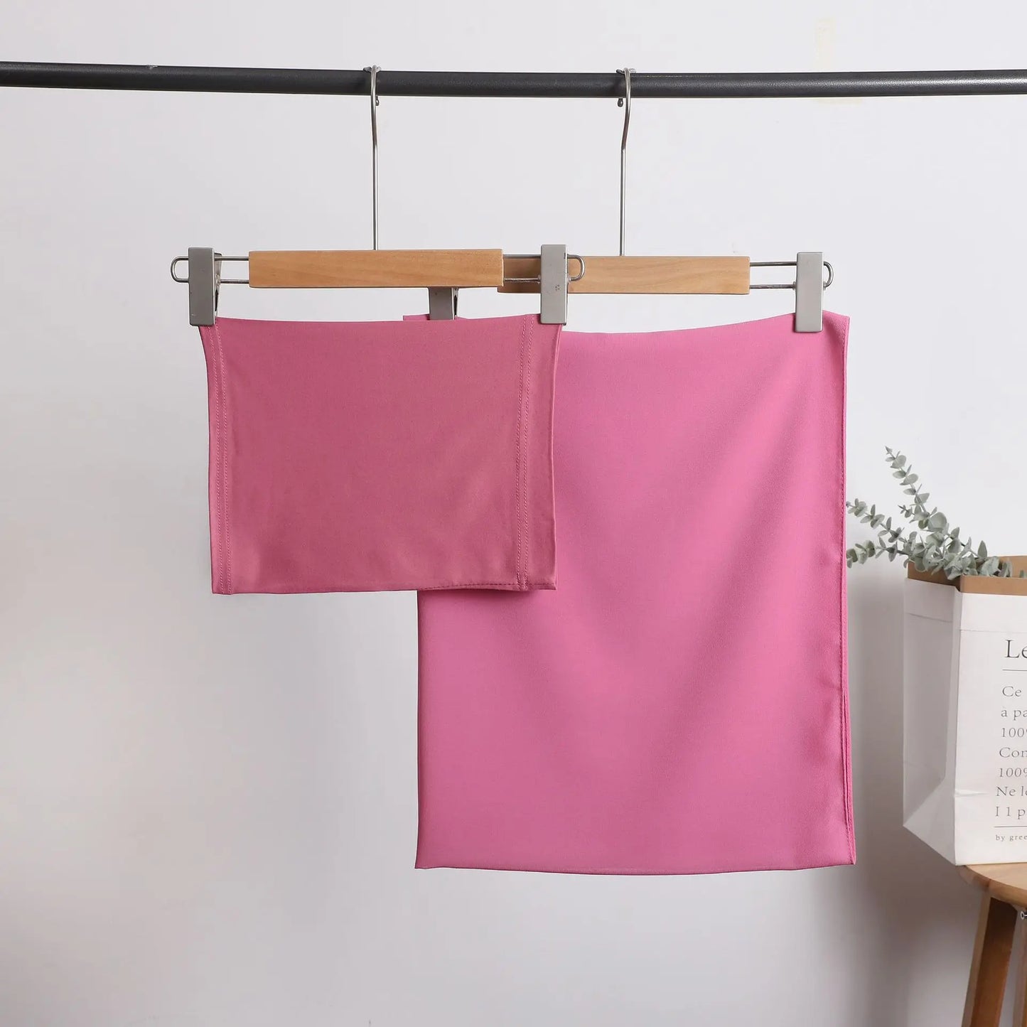 2 Piece Set Chiffon Hijab Matching Undercap Chiffon Scarf with Matching Underscarf Shawls Scarves Head Scarf Headwraps for Women