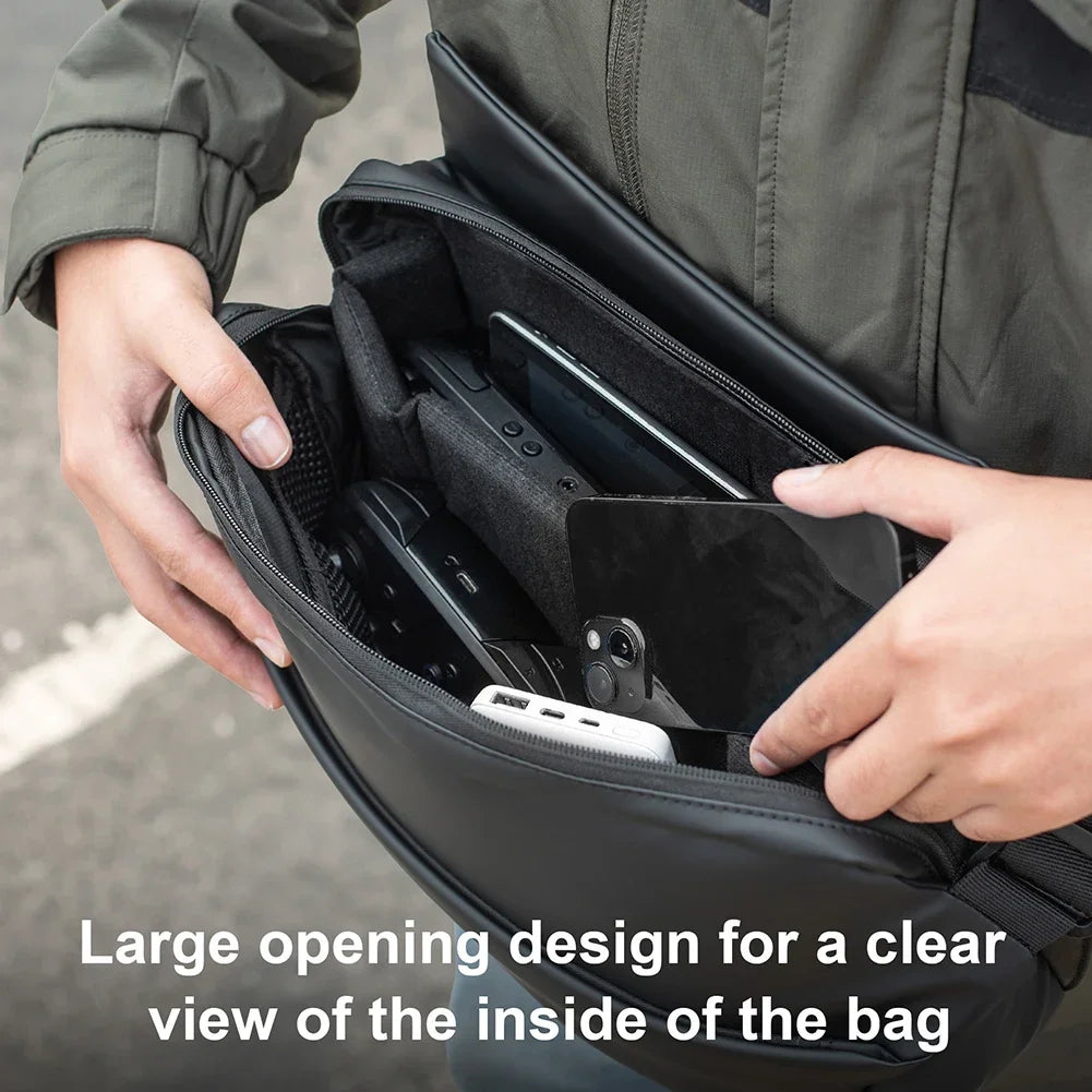 Storage Bag Scratchproof Protective Case with Multi-Pockets Shoulder Bag for PS5 Portal/Legion GO Console and Accessories