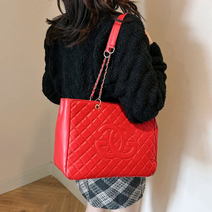 Paris Fashion Zipper Shoulder Bag Women's High-Quality Leather Crossbody Bag Classic And Trendy Handbag