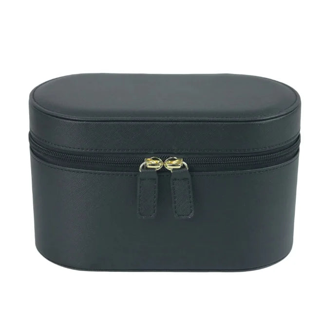 Travel portable multi functional fashionable makeup bag large capacity transparent cosmetic bag with small bag