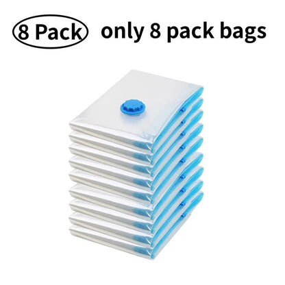 8/5/3/1PCS Vacuum Storage Bags Compression Pack Vacuum Bag for Storing Clothes Bedding Blanket Space Save Travel Bag Organizer