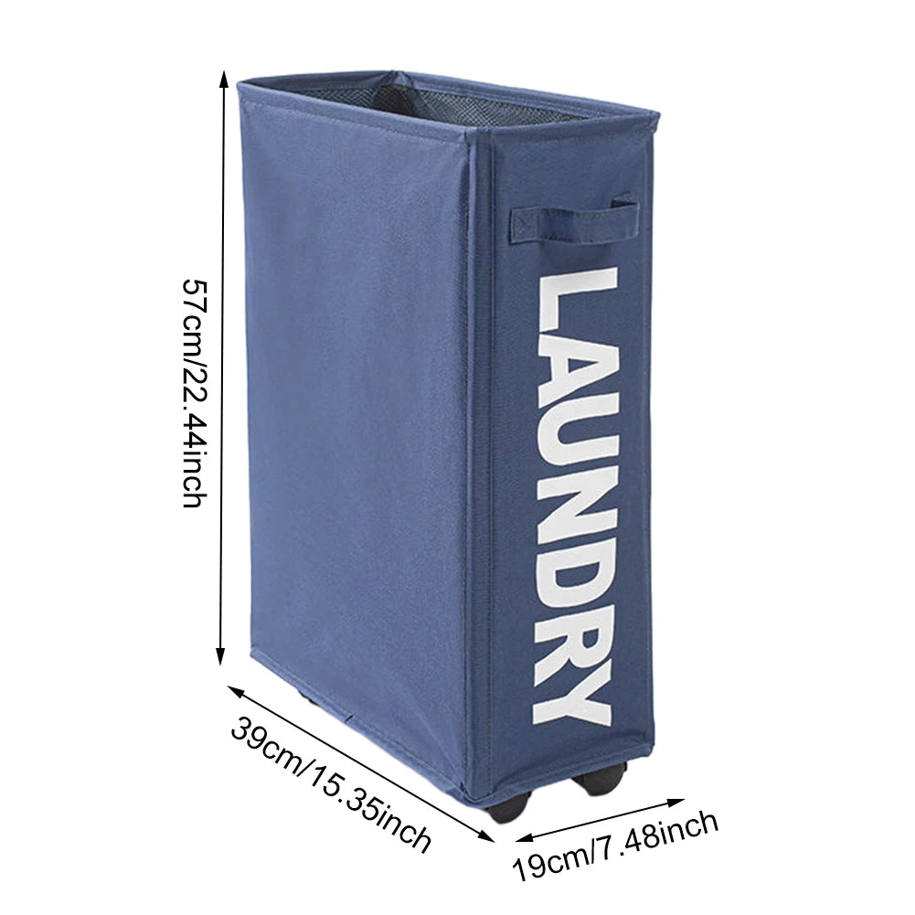 100L Foldable Dirty Laundry Basket Large Dirty Clothes Organizer Waterproof Laundry Bag Clothes Storage Basket Dirty Laundry Bin