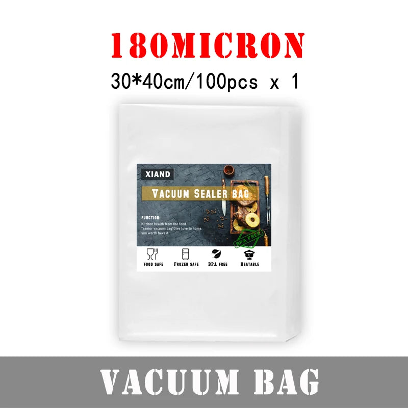 100pcs Food Vacuum Sealer Bags Kitchen Vacuum Packed For Food Saver Storage Vacuum Packaging Bags