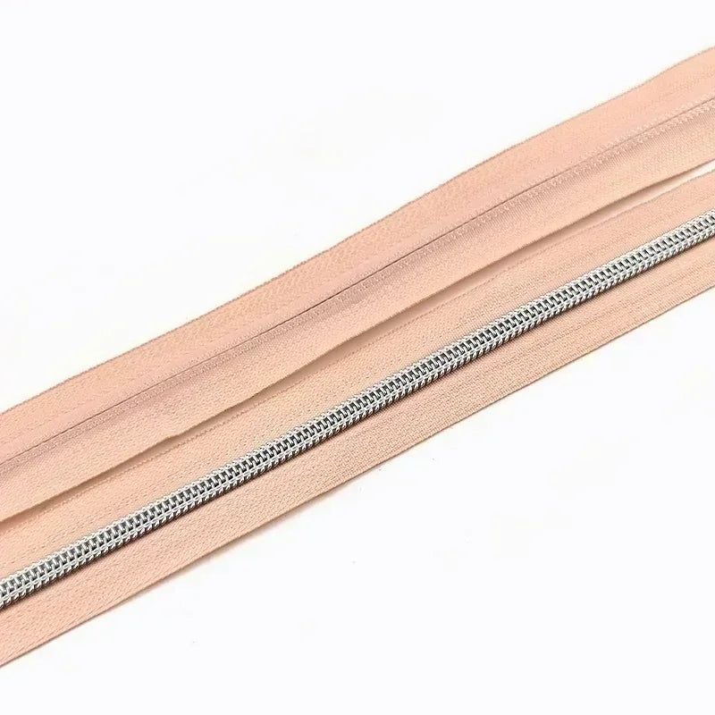 5# Nylon Zippers for Sewing Bags Plastic Coil Bag Zipper Tapes By The Meter Purse Garment Zips Repair DIY Clothing  Accessories