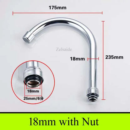 stainless steel kitchen sink faucet pipe elbow outlet Tube, kitchen faucet replacement