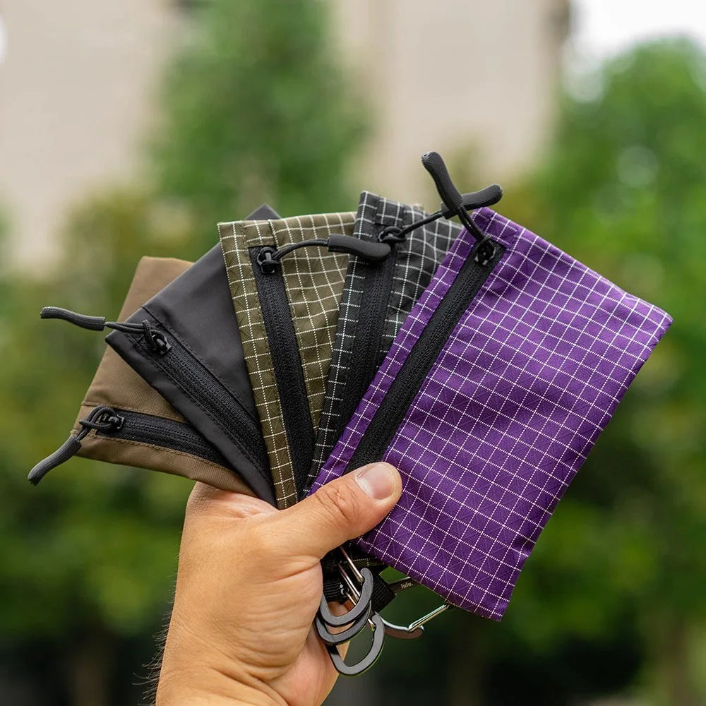 Ultralight UHMWPE xpac Tactical Wallet Passport Holder - Waterproof RFID Outdoor Camping Card Pouch Cash Bag - Molle Attachment