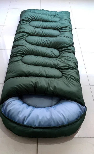 1.8/2.4/3KG Thickened and Widened Winter Sleeping Bag -15 ℃ -25 ℃ Cold-proof Waterproof and Warm Outdoor Cotton Sleeping Bag