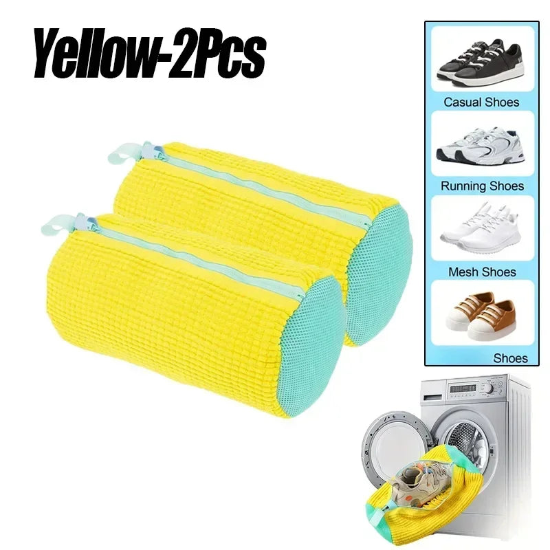 1/4PCS Washing Shoes Bag Cotton Shoes Laundry Bags Easily Remove Dirt Washing Bags Anti-Deformation Shoes Clothes Organizer