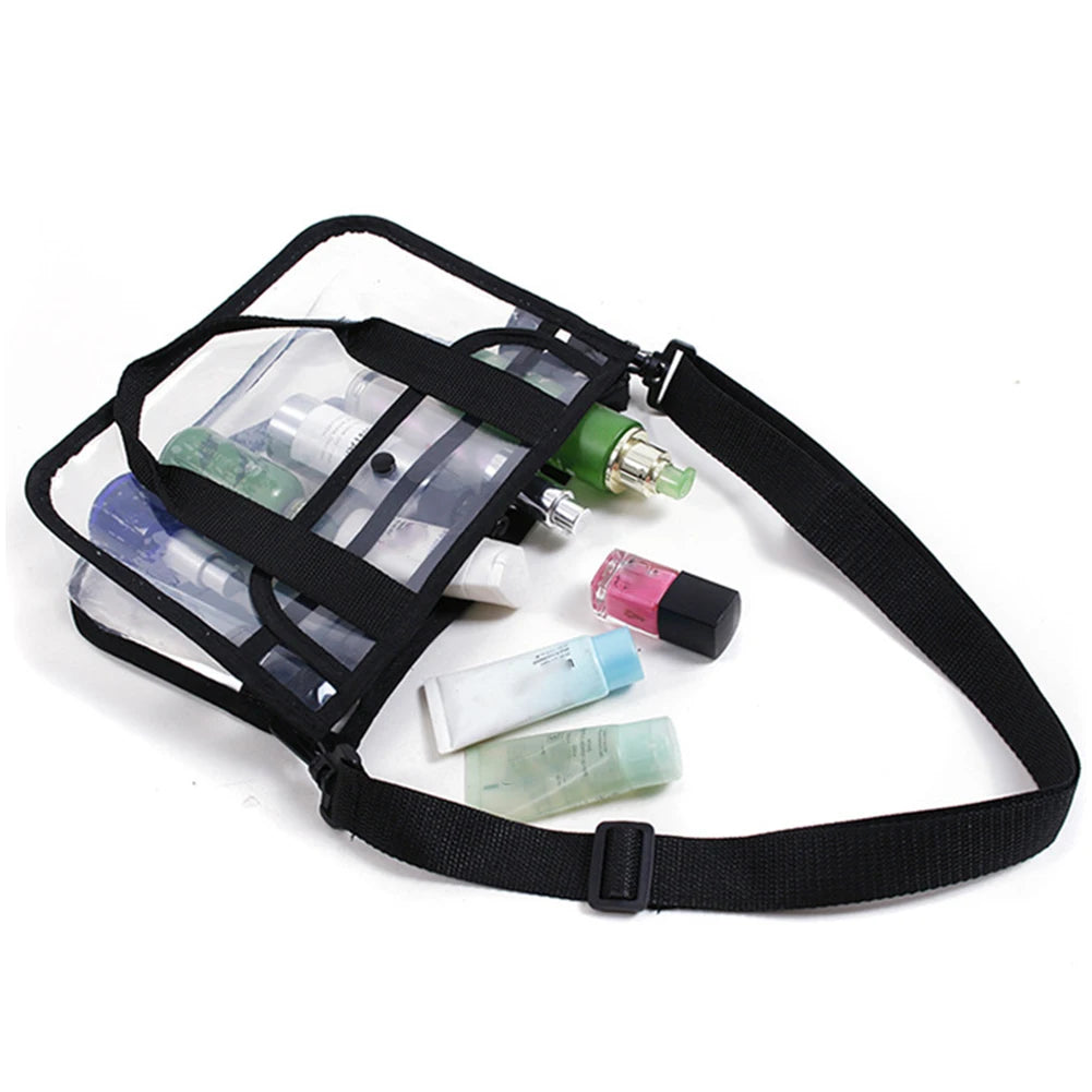 Portable Transparent Women Cosmetic Bag Waterproof Travel Make Up Bags Storage New Bathroom Organizer Clear Men's Toiletry Bag